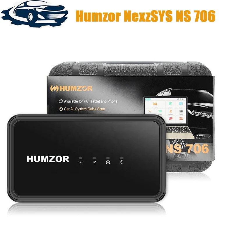 

Бесплатная доставка, Автомобильный сканер humзор NexzSYS NS 706 с полной системой, автомобильный диагностический инструмент, 17 услуг сброса, программатор ключей ECU