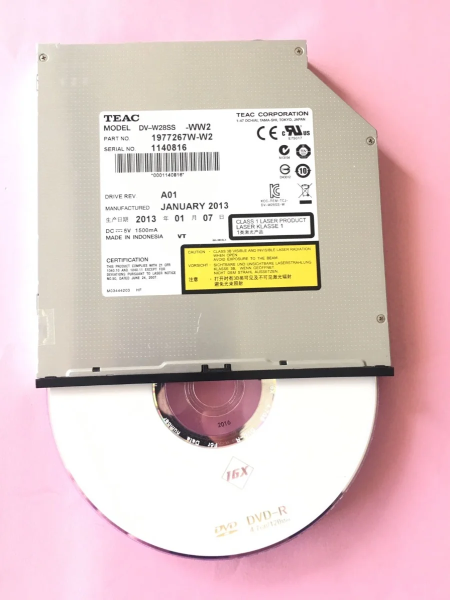 

The new TEAC DV-W28SS 12.7MM absorbent optical drive DVD burning all-in-one laptop