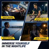 Lunettes anti-lumière bleue, verres teintés rouge, pour un meilleur sommeil, prévention de la fatigue oculaire, hommes et femmes, TR90, vision nocturne pour le travail et la conduite 6
