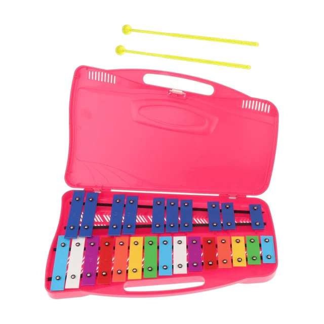 25 Note Xylophone with Case for Beginners Preschool Adult Percussion