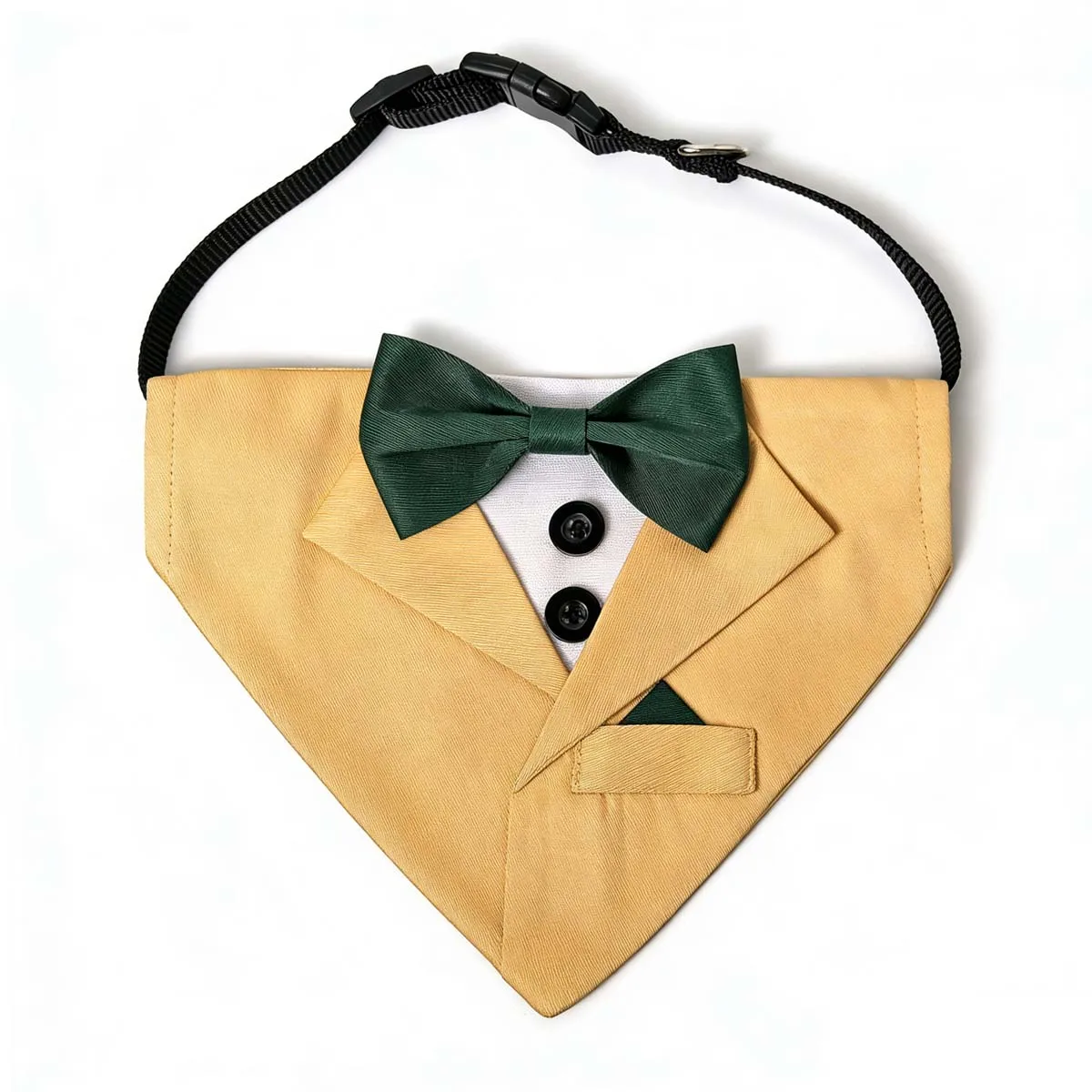 Sucado Hundehalsband für Hochzeit, Verlobung und Geburtstag, Hundehalsband-Kostüm mit Fliege und verstellbarer Schnalle, für Hunde – Detail 14