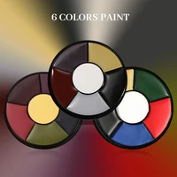 6 Color Oil Face Paint palette Halloween Party Camo Face & Body Makeup clown face paint SFX Bruise Special Effects Oil Hunting 1