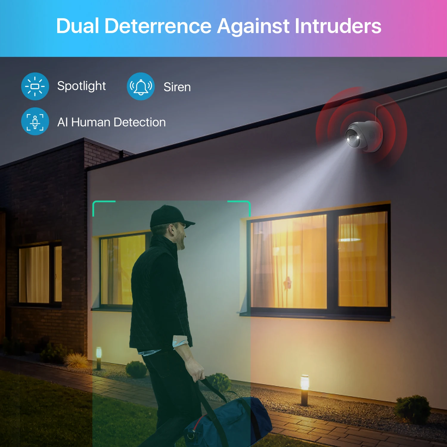 ZOSI 4K PoE IP Camera AI Human Detect Outdoor Security Camera H.265+ 8MP/5MP 100ft Night Vision IP66 Video Surveillance Camera 5