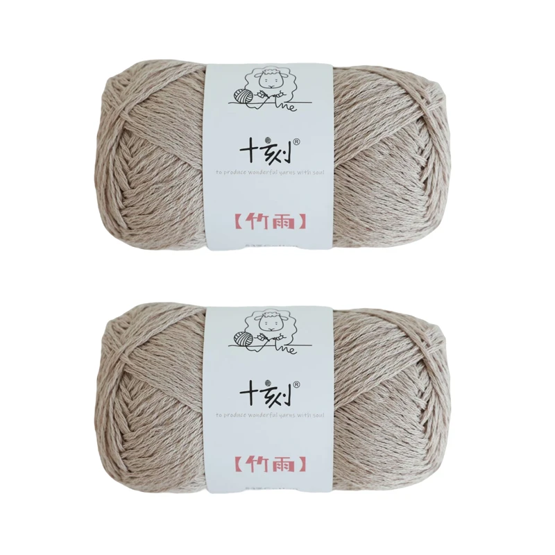 Yubnlvae DIY Knitting Soft Bamboo Crochet Natural Wool Knitting Yarn  Knitwear 100% 50g Cotton Warm Home Textiles A