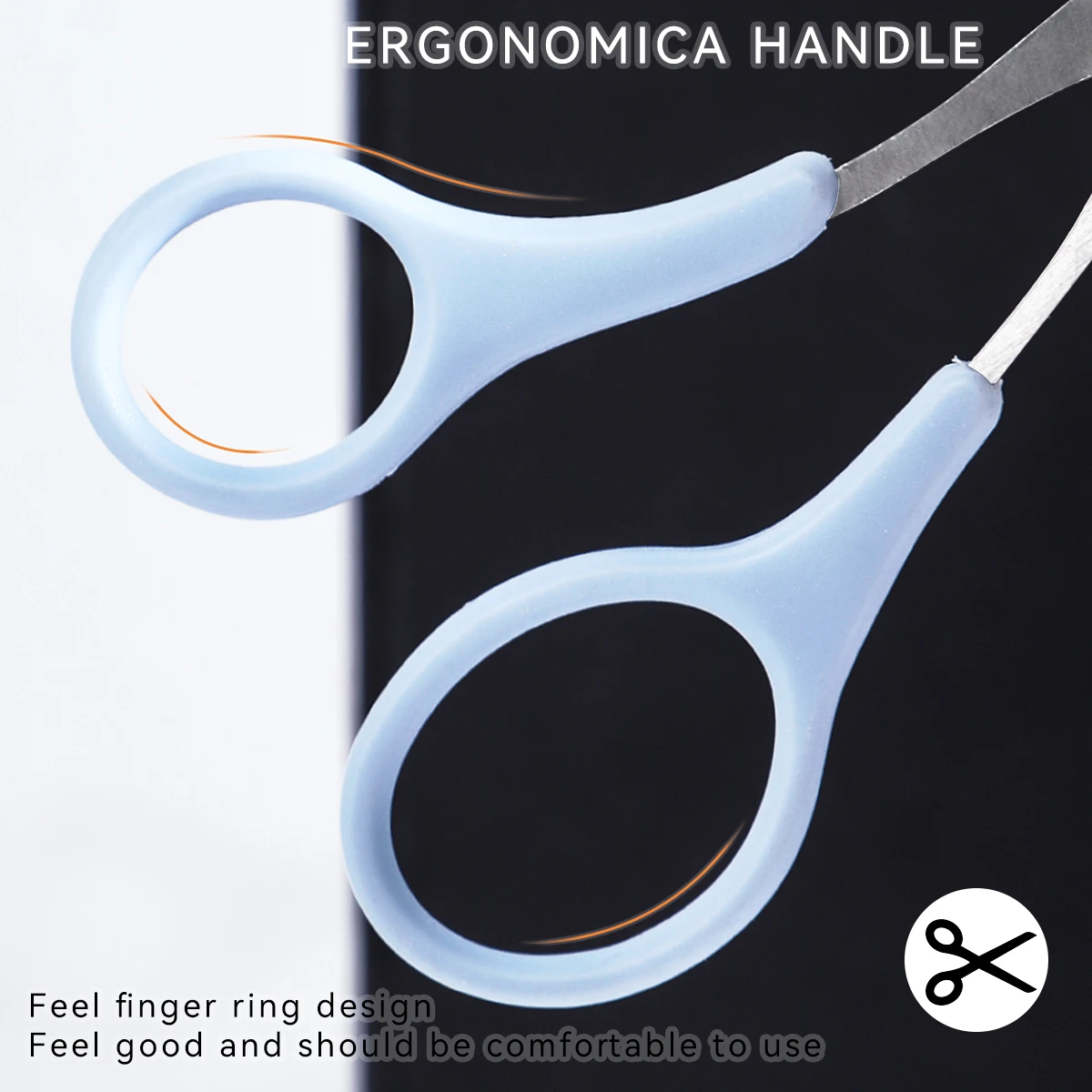 1PC eyebrow trimmer, professional eyebrow trimmer with comb eyebrow scissors, suitable for men and women, Christmas gift.