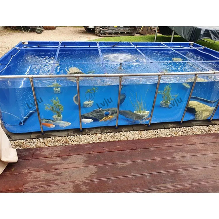 Stainless Steel Koi Fish Pond 264 Gallon Tank, 1000 Liter 150*100