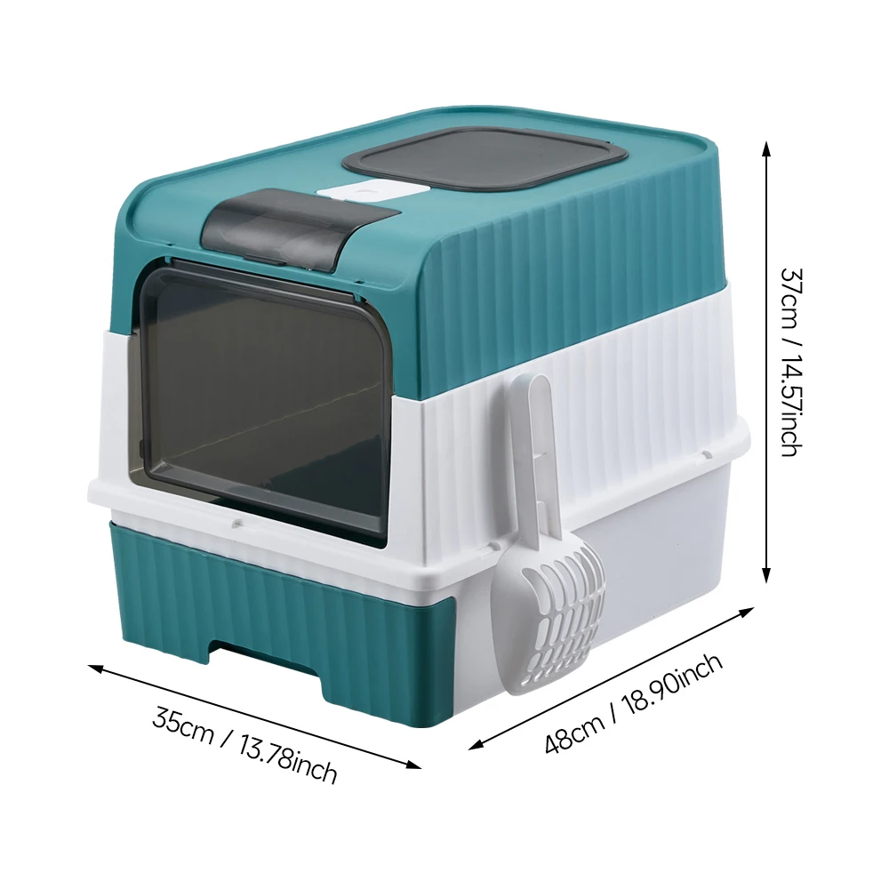 Tieker fully enclosed UV sterilizing cat litter box top entry splash-proof cat toilet large capacity : uk Stock, 4 Days Free Delivery, & No Order Amount limit