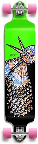 

Yocaher Drop Down Longboard Skateboard 41.25" x 10" Long Board Cruiser Cruising, Carving, Free Style, Downhill, Adults,