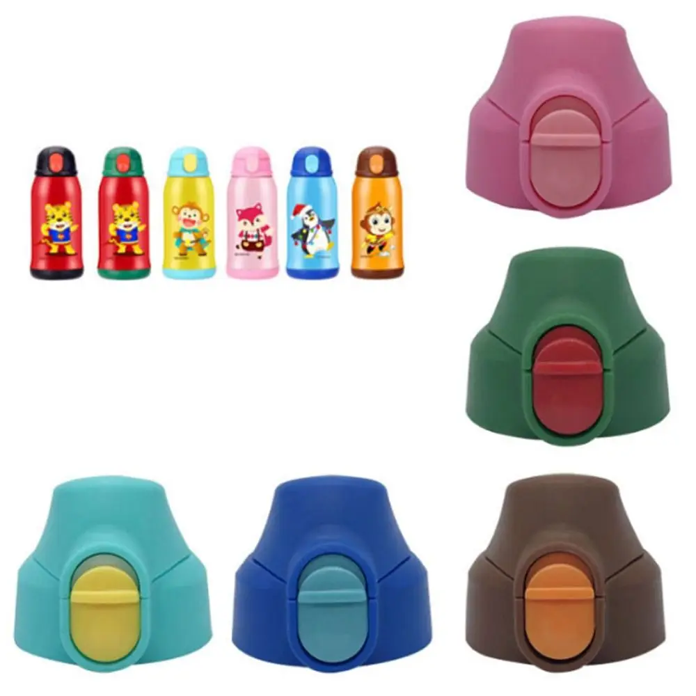 

Plastic Water Bottle Cup Lid Portable Replacement Splash Proof Children Cup Lid Straw Cup Lid Bottle Accessories