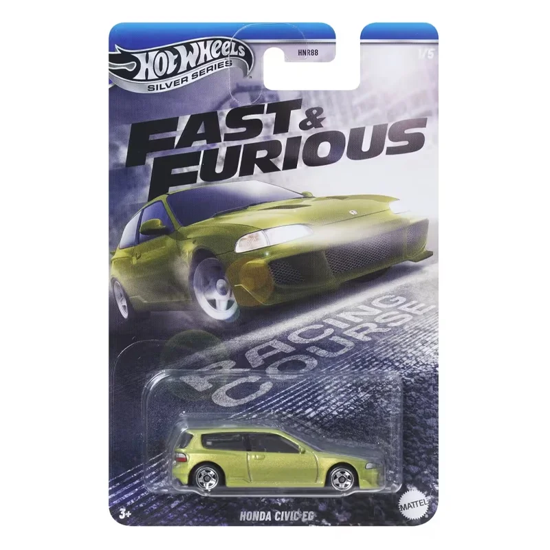 Mattel Hot Wheels 1/64 Fast & Furious Silver Series Honda Civic Eg