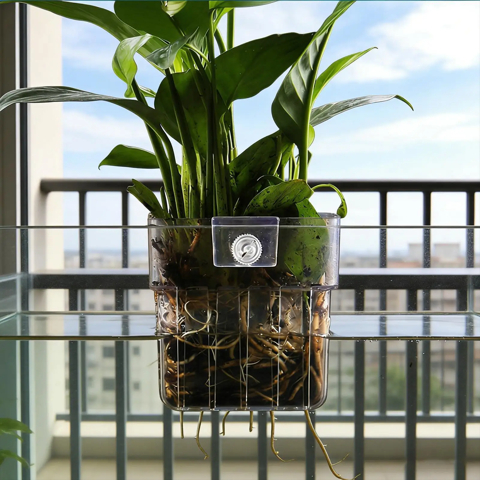 Transparent Hangable Aquarium Plant Holder