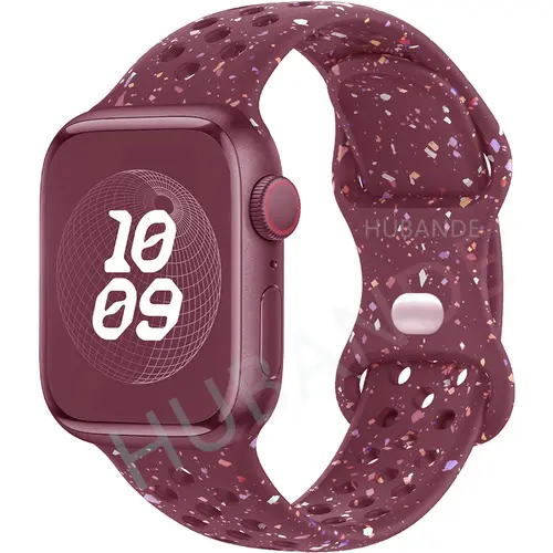 Strap For Apple Watch Band 44mm 49mm 45mm 40mm 41mm 38mm 42mm correa Breathable sports bracelet iwatch series 8 SE 7 6 5 9 Ultra - Image 8