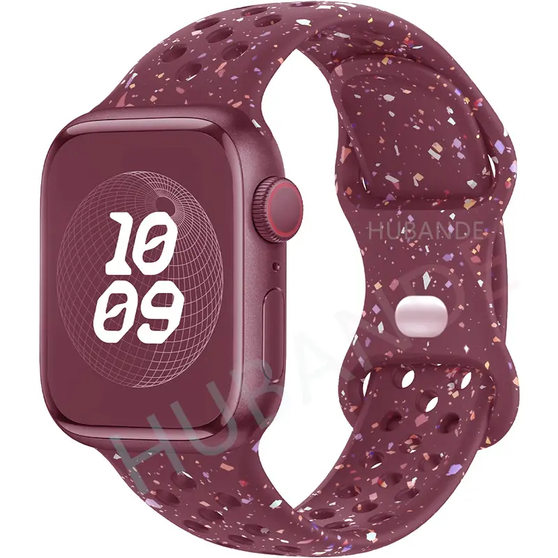 Strap For Apple Watch Band 44mm 49mm 45mm 40mm 41mm 38mm 42mm correa Breathable sports bracelet iwatch series 8 SE 7 6 5 9 Ultra - Image 8