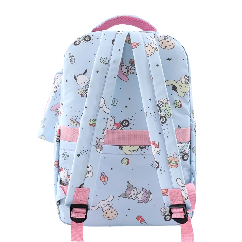 Hello Kitty New Backpack Girls Primary and Secondary School Large Capacity Cute Cartoon Fashion Soft School Bag