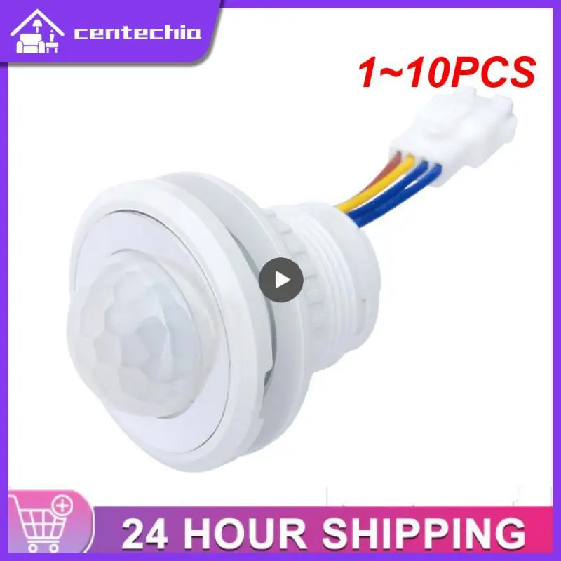 

1~10PCS MunLii AC85V-265V LED PIR Adjustable Delay Embedded Human Body Infrared Detector Infrared Motion Sensor Detector Switch