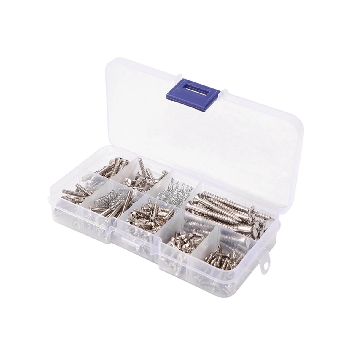

226Pcs Electric Kit for Pickguard Back Plate Mount Bolt Tool Musical Instruments Part Silver