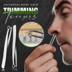 Pincettes Universelles en Acier Inoxydable pour couper les Poils du Nez Idéal comme Ciseaux de Maquillage et pour Sourcils et Manucure 
