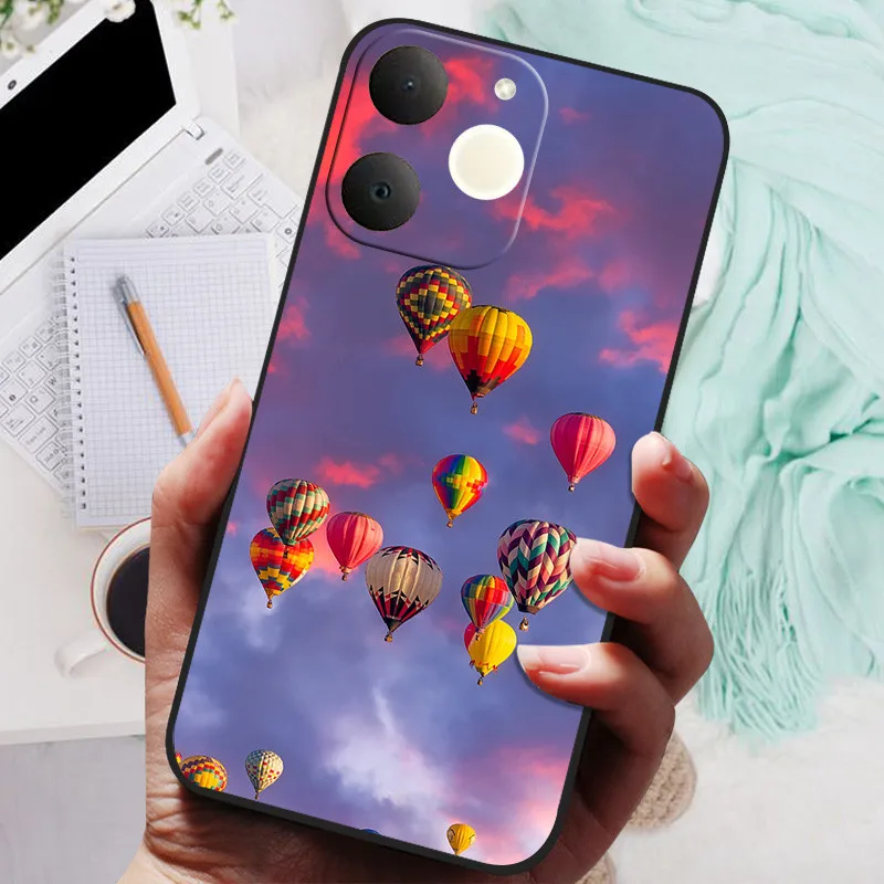 Stylish TPU Silicone Shockproof Cat Phone Case – Soft Printed Protective Cover