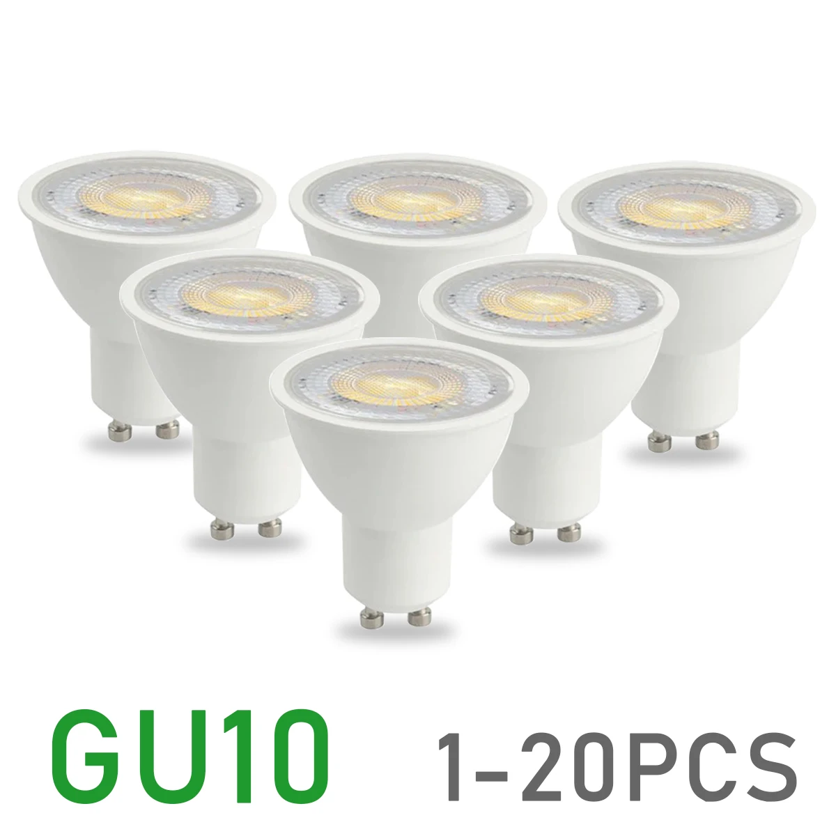 

10pcs/20pcs Led Spotlight AC220V GU10 Bulb Spot Lighting Bulb Indoor Lighting Home Decoration Bombillas
