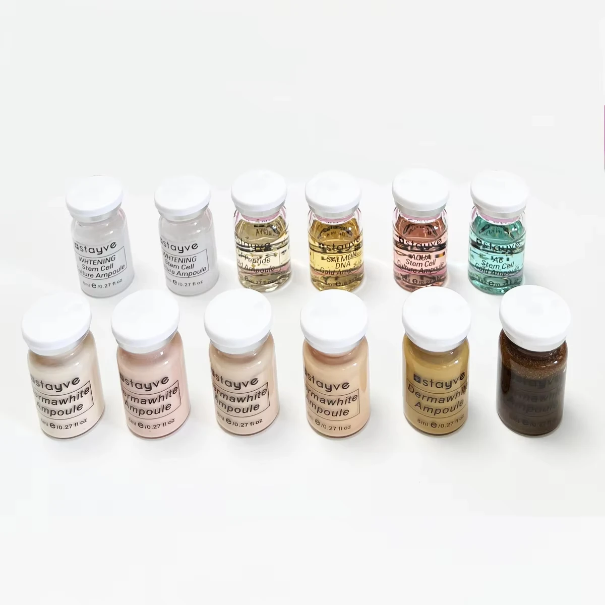 12pcs Korea Stayve BB Cream Glow Pigment Starter Kit Lasting Foundation Concealer Cream Moisturizing Essence Beauty Skin Care 2