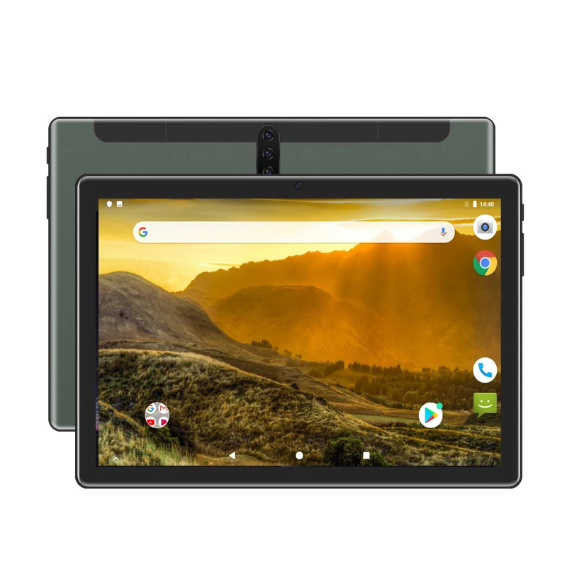 10.1 Inch Android 9.0 Z80 Phone Call Kids Tablet 2GB RAM 32GB ROM A53 1.5 Ghz 4-core 1280x800IPS Type-C Gift Stand Silicone Case 3