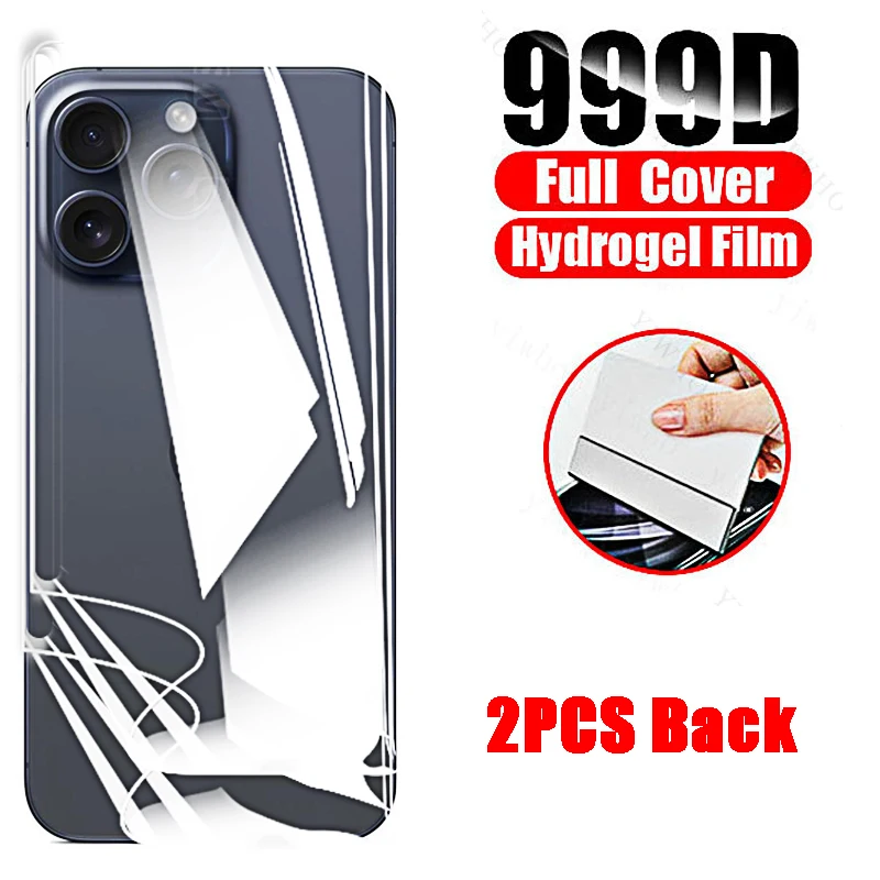 Ultra-Clear Hydrogel Full Cover Screen & Camera Protector