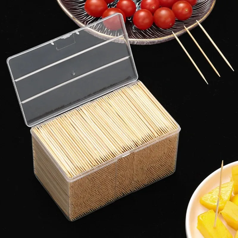 Disposable Toothpicks Set 2600pcs Fine Bamboo Sticks Restaurant Catering Accessories Flossing Fruit Sticks Bamboo Products toothpick set toothpicks set bamboo food picks