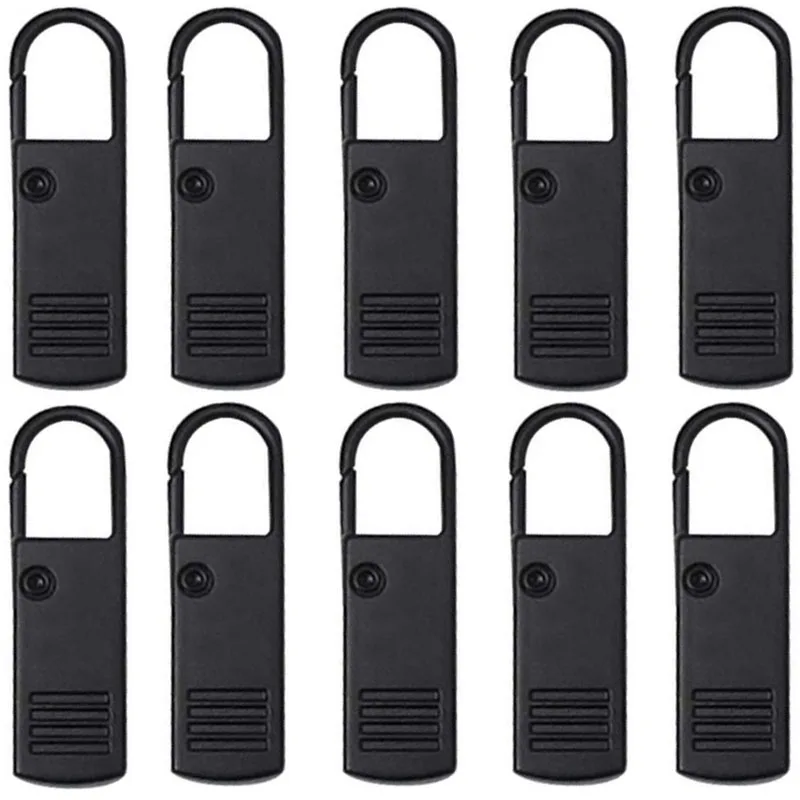 Zipper Slider Puller Repair Kit - Instant Replacement for Broken Buckles - 5 Piece Set for Travel Bags and Suitcases