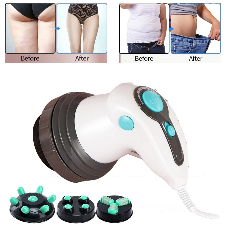 6 In 1 Handheld Cellulite Massager 3d Electric Body Slimming Massager
