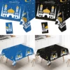 EID Mubarak Ramadan Plastic PE Tablecloth Ramadan Decor For Home 2025 Ramadan Kareem Islamic Muslim Party Eid Al Adha Gifts 4