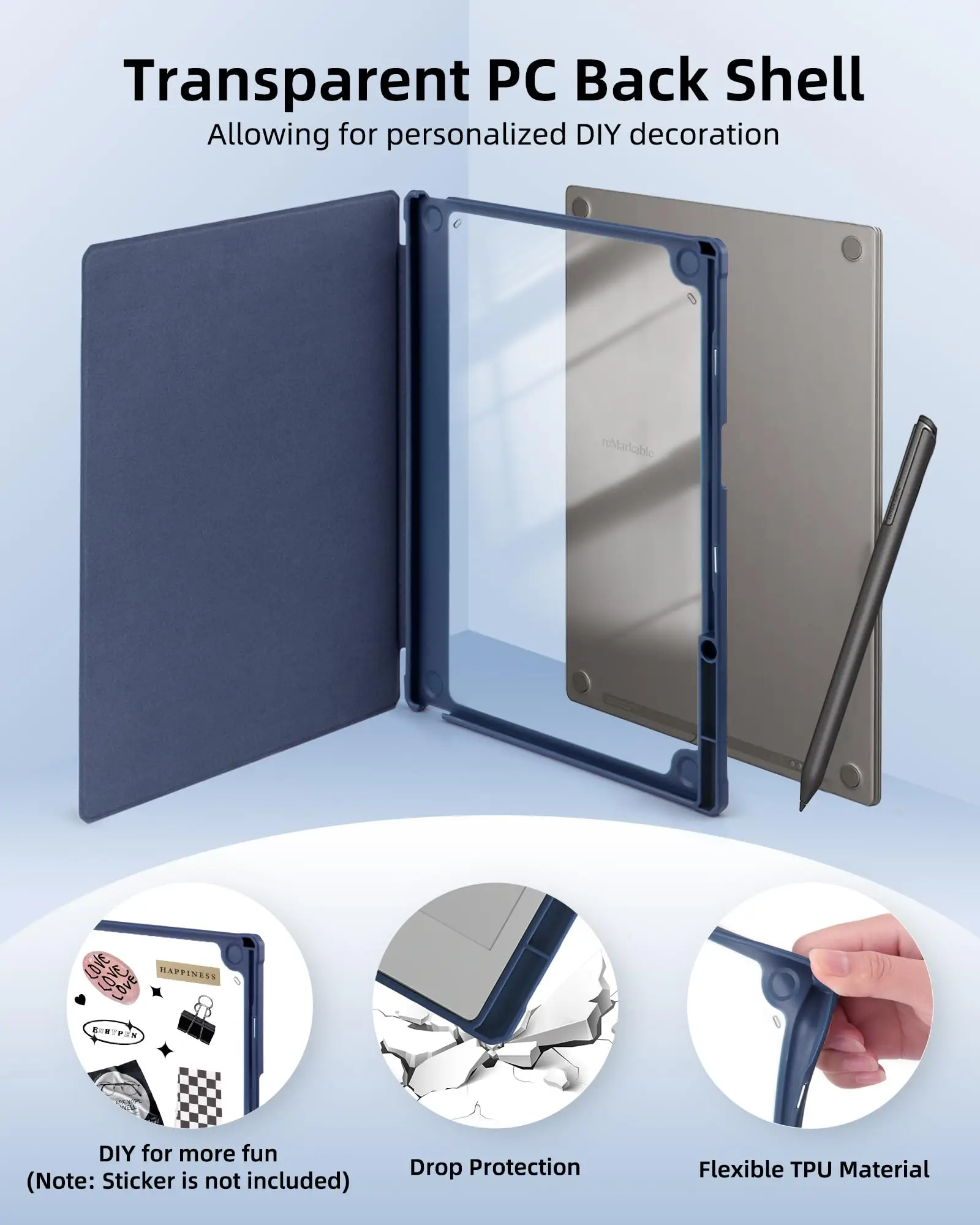 Premium Protective Acrylic Case for 2024 Paper Pro Color 11.8