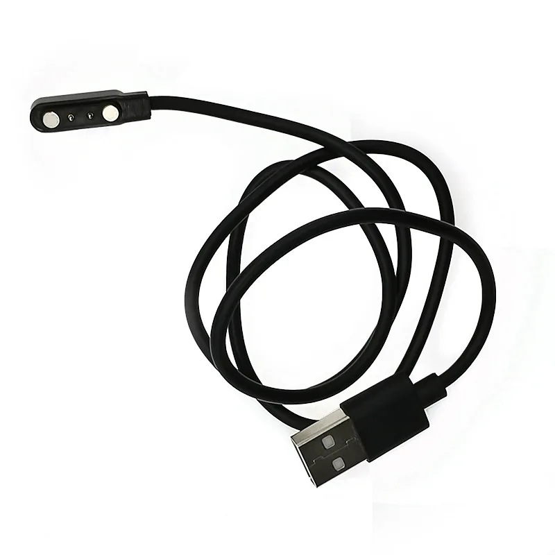 2 핀 4 핀 Smartwatch Dock 충전기 어댑터 성인/어린이를위한 USB 충전 케이블 코드 스마트 시계 전원 충전 와이어 액세서리