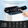 Portable Washing Machine, 17.8Lbs Capacity Full-Automatic Portable Washer, 2.4Cu.ft Washer and Dryer Combo with Drain Pump, 10 P 2