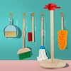 6Pcs Toddler Montessori Cleaning Play Set Toy Kids Broom Sweep Mop Set For Ages 3+ 4