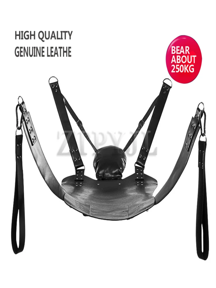 Sex Swing Sex Sofa Genuine Leather Chair High Quality Furniture Cushion Columpio Toys For Sexxx Couples BDSM Sexshop 18