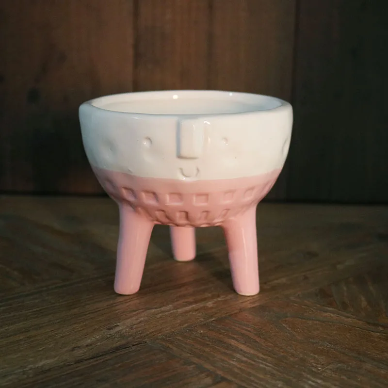 

Ваза с человеческим лицом, украшение, керамический цветочный горшок для суккулентов, фигурка, ремесла для скульптуры, контейнер для цветочной композиции для гостиной