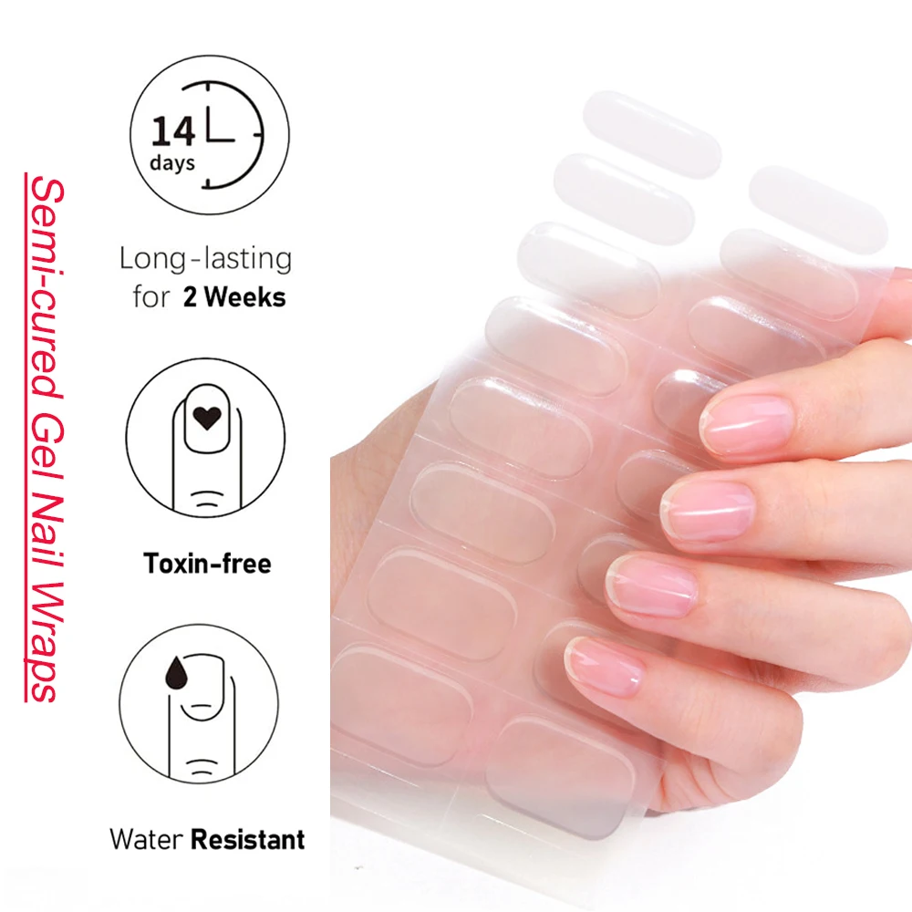 SemiCuredGelNailStripsSetPureStrengthClearGelStickerTransparentCrystalClearGelFor.jpg
