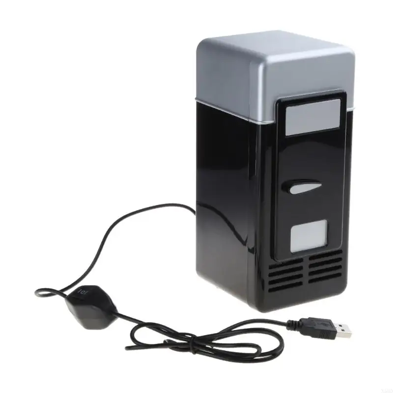Mini Fridge Beverage Drink Cooler and Warmer Fridge Mini Car Refrigerator N58D
