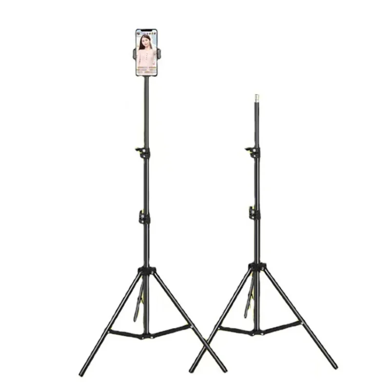 Light Stand Photography Portable Tripod with 1/4 Screw for Softbox LED Ring Light Phone Camera Laser Level Projector