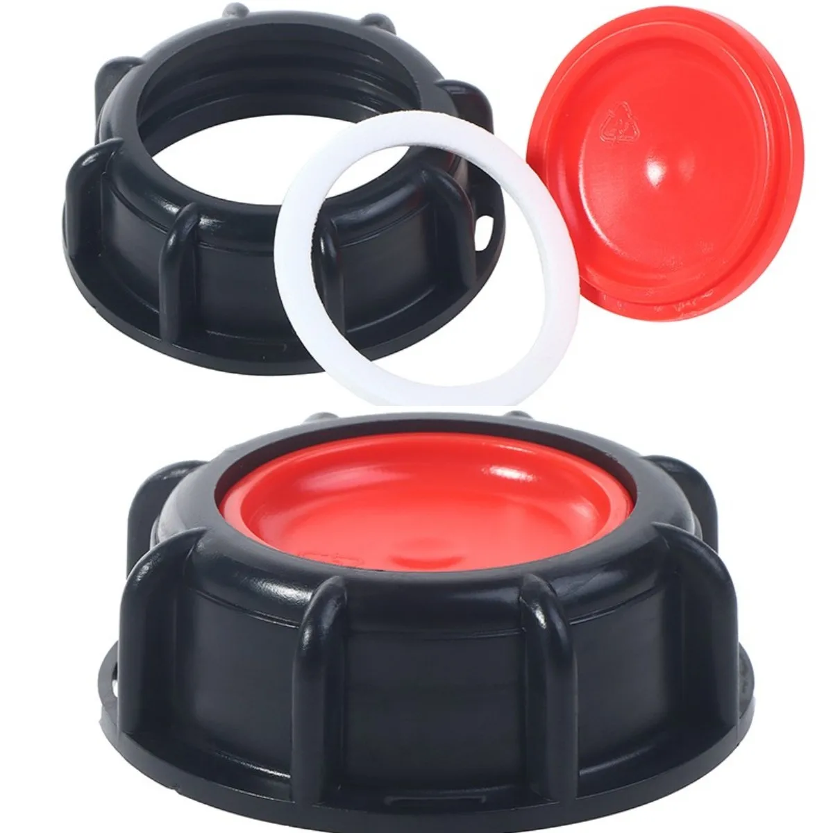 

Household IBC S60 Bucket Cover 60mm Coarse Thread Water Tank Cover Leak Proof Tank Dust Cover IBC Portable Adapter Accessories