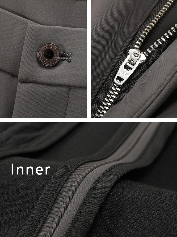 Pantaloni casual da uomo nuovi autunno 2025 Business Office Pendolari Pantaloni slim fit ad alta elasticità Pantaloni eleganti antirughe da festa 5