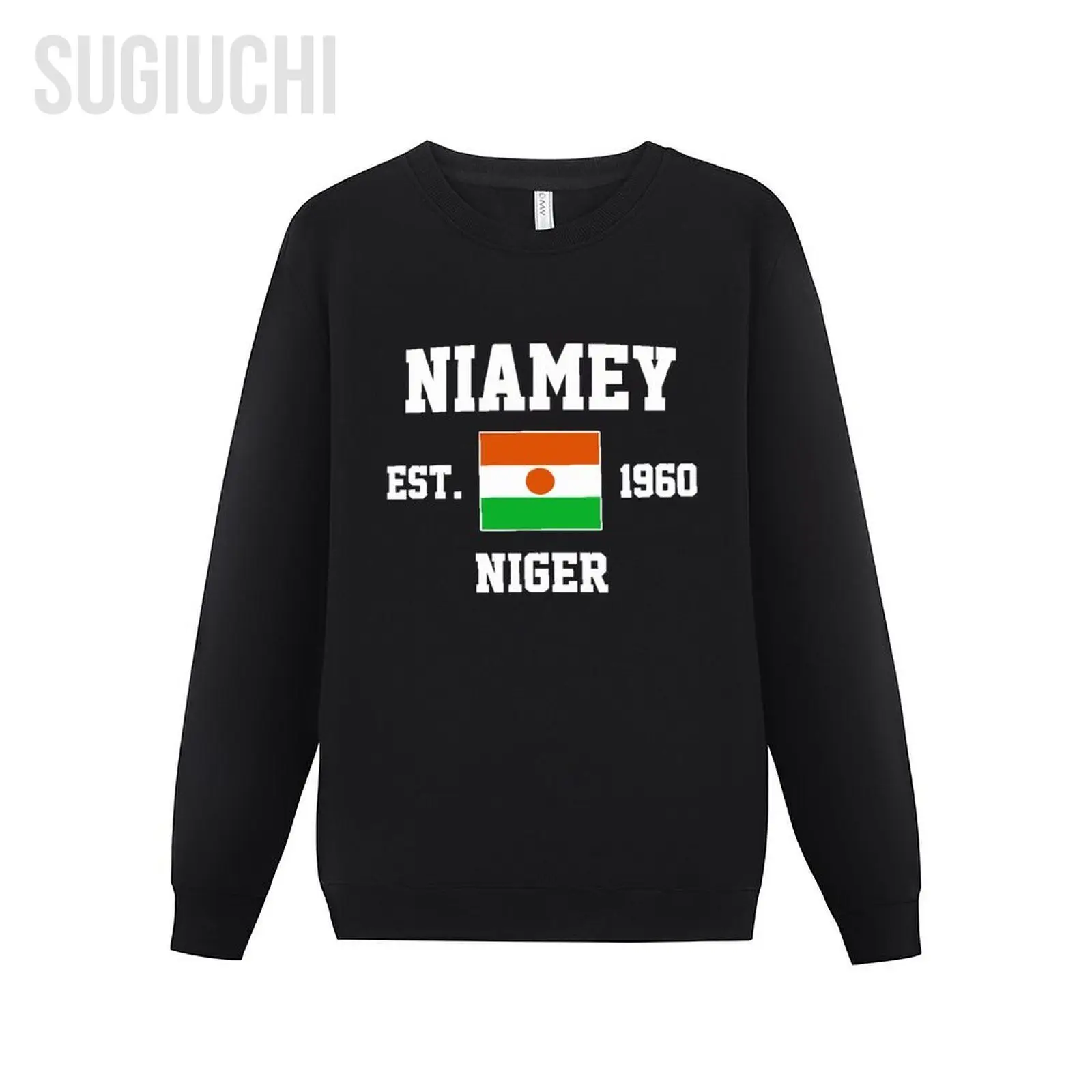 

Men Women Hoodies Niger EST.1960 Niamey Capital Hoodie Pullover Sweatshirts O-Neck Hip Hop Style Cotton Unisex