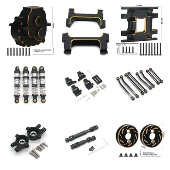 JJRC 1/18 C8801 C8809 Auto Telecomandata RC AX8560: Collezione Completa di Accessori Migliorati e Parti Nere