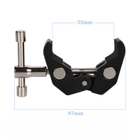 Multi Functional Crab Clamp Clip Anti Slip Adjustable Photography Equipment Accessories for Monitor LED Light Camera Bracket - Image 2