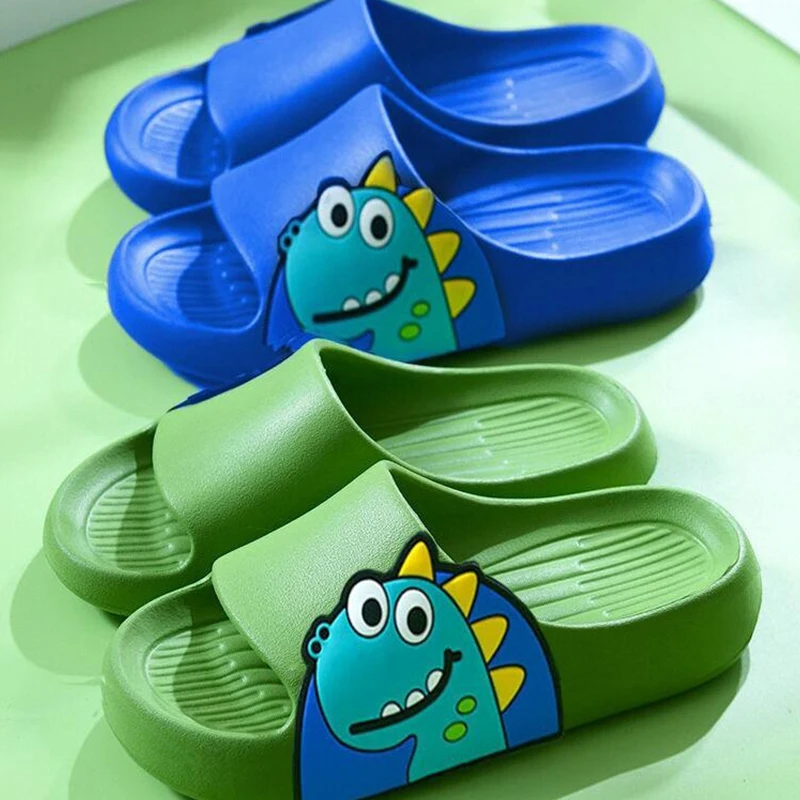 Children Slippers Cartoon Soft Sole Anti slip Indoor Bathing for Girls and Boys