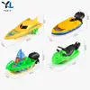 Interactive Water Spray Beach Toy Speed Boat Ship Toys Float Water Classic Winding Clockwork Boy Shower Bath Toy 6