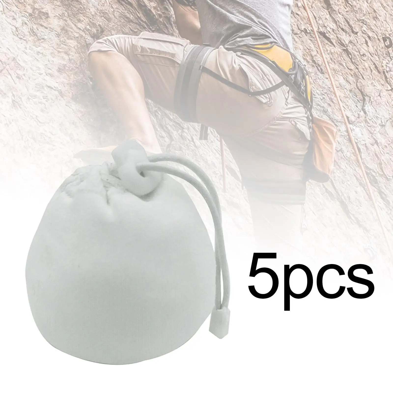 5x Chalk Ball Bag Anti Slip Powder Bag for Rock Climbing Training Workout Weightlifting climbing storage bag,climbing chalk bag