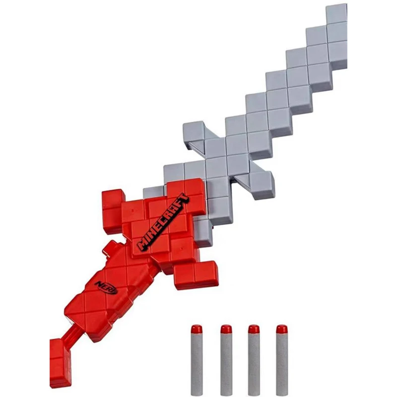 Hasbro Heat Nerf Minecraft Stormlander Hammer Sword Bow
