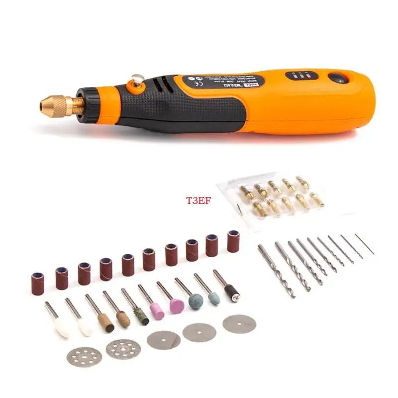 T3EF Easy Carry 3.6V Grinding Pen Engraving Tool for DIY Enthusiasts & Technicians