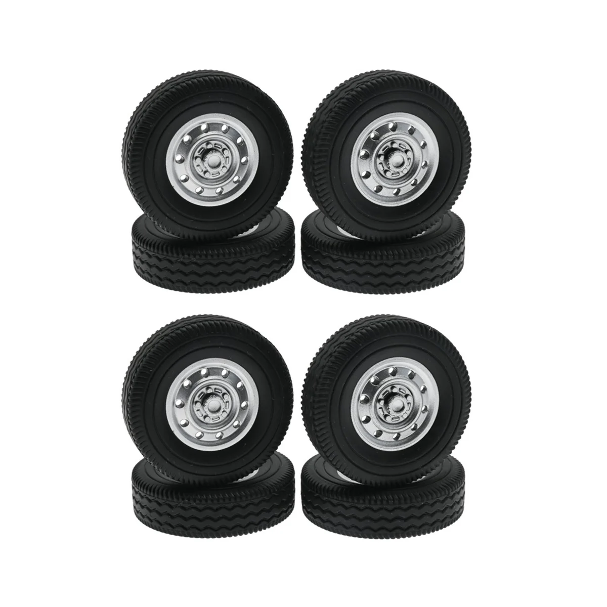 

8 шт. Резиновые Колесные шины для WPL D12 Mini 1/16 RC Дрифт грузовик автомобиль запасные части Аксессуары